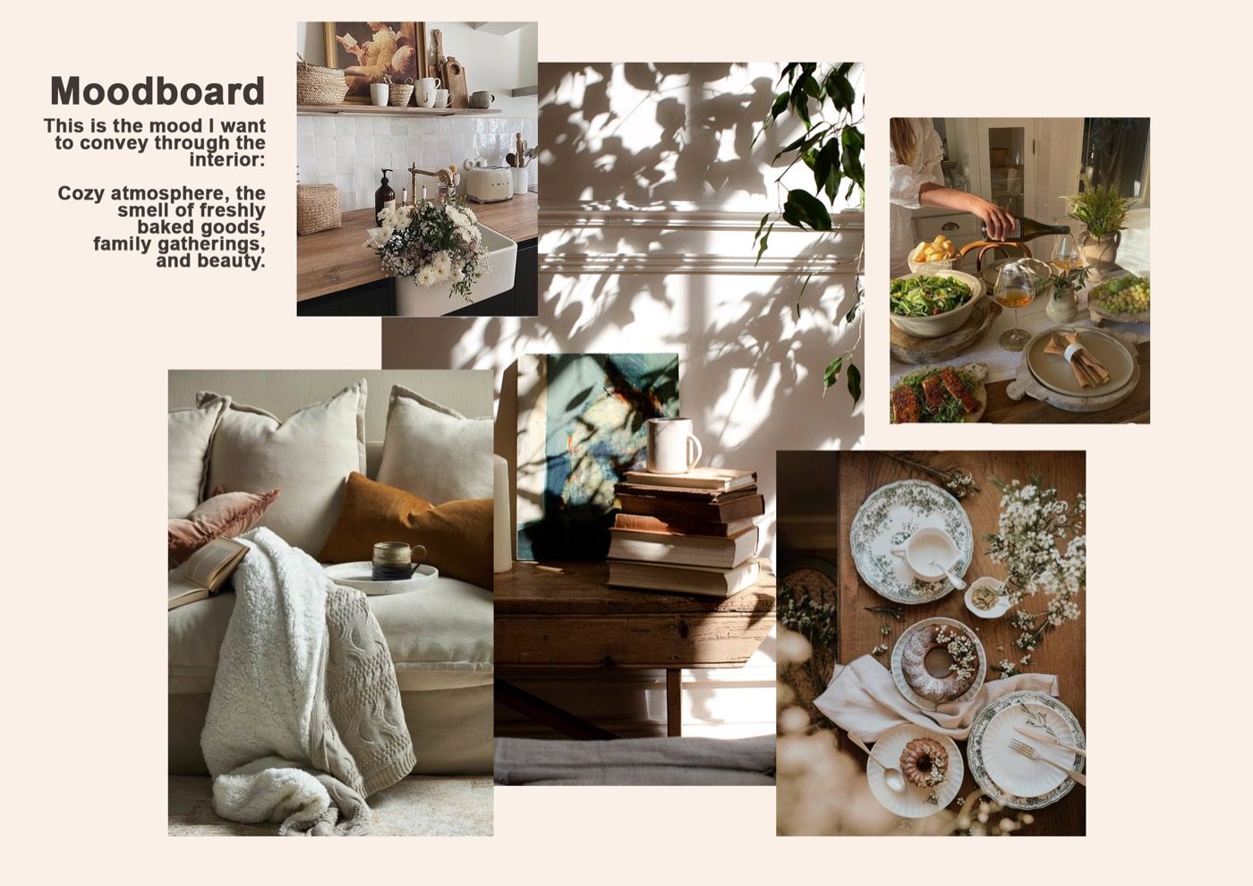 Mood board — the feeling of the home